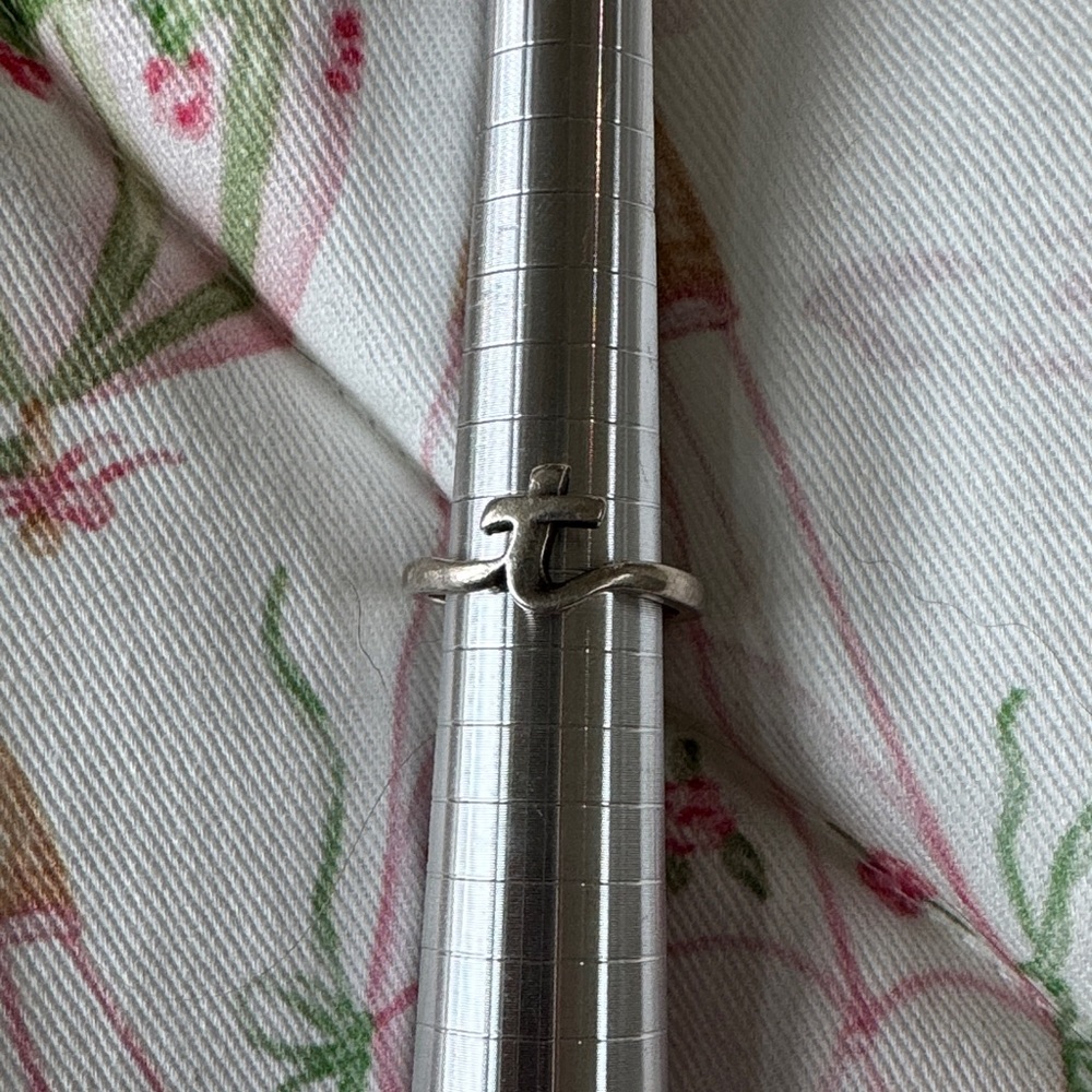 James Avery Silver initial “T”